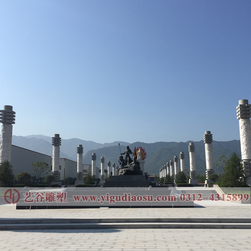 農業廣場群雕安于寶雞太白